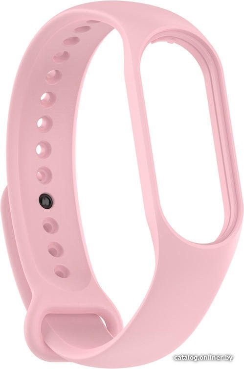 Ремешок Rumi силиконовый для Xiaomi Smart Band 7 (пастельно-розовый)