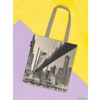 Сумка шоппер JoyArty Сепия огней мегаполиса bsh_2938