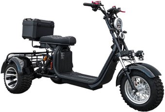 Электроскутер Smart8 Bulbash X12 Trike (черный)