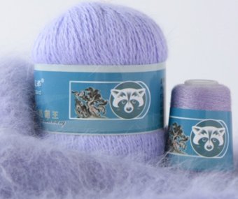 Пряжа для вязания HobbyBoom Пух Норки 844 (светло-фиолетовый)