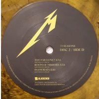  Виниловая пластинка Metallica - 72 Seasons (Limited Edition, желтый/черный винил) в Гомеле