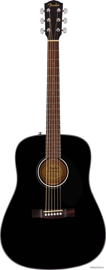 Акустическая гитара Fender CD-60S Black