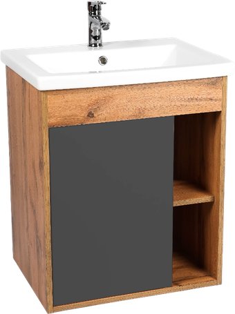 Viant Тумба с умывальником Бостон Como 70 VBOS70COG-T1STP+S-UM-COM70/1-w