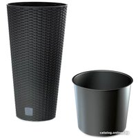 Кашпо Prosperplast Flower Pot Rato Tubus DRTUS250-S433 (антрацит)