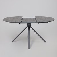 Кухонный стол AksHome Delon 110 (малави/серый)