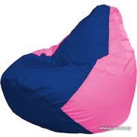 Кресло-мешок Flagman Груша Макси Г2.1-120 (розовый/синий)