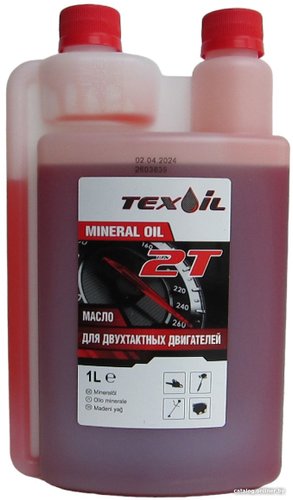 Моторное масло Texoil 2T минеральное с дозатором 1л