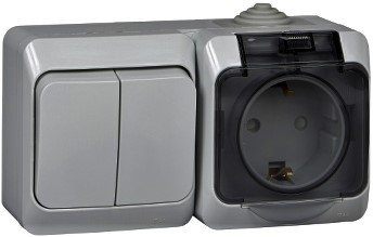 

Розетка Schneider Electric Этюд BPA16-242C