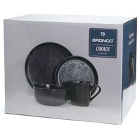 Набор тарелок Bronco Choice Black 191-364