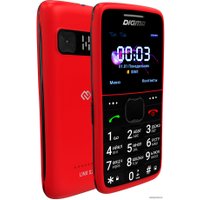 Кнопочный телефон Digma Linx S220 (красный)