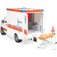 Грузовик Bruder Mercedes Benz Sprinter ambulance with driver 02536