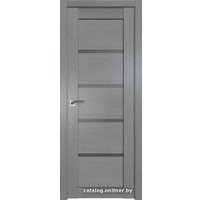 Межкомнатная дверь ProfilDoors 2.09XN L 70x200 (грувд серый, стекло графит)