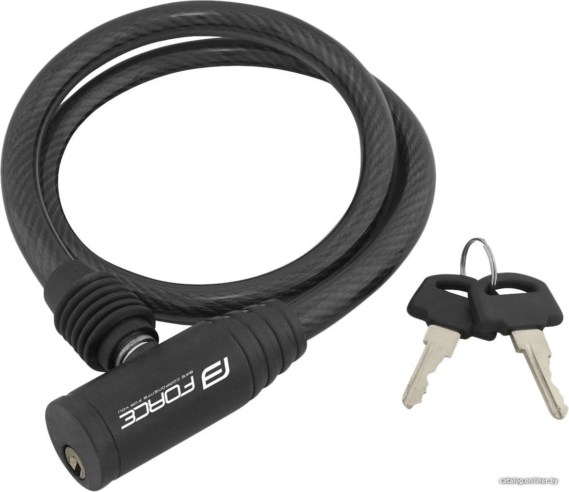 Тросовый велосипедный замок Force Eco 49121