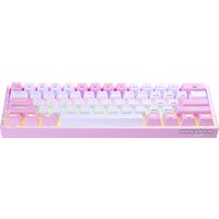 Клавиатура Redragon Fizz (розовый/белый)