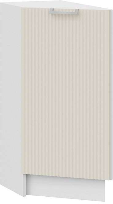 

Шкаф напольный Трия Кимберли 1Н3Т (белый/крем)