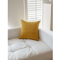 Чехол на подушку Matex Tufted Velvet ALEX-46 (желтый)