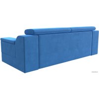 Диван Лига диванов Лига-003 117105 (велюр голубой)