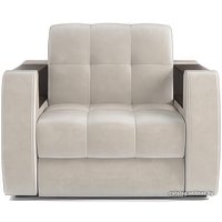 Кресло-кровать Мебель-АРС Барон №3 (бархат, бежевый Star Velvet 6 Light Beige)