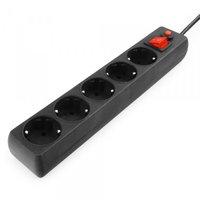 Сетевой фильтр General Lighting GPS 5м 3x1 471005 (с выключателем, черный) в Орше