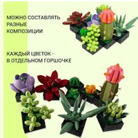 Конструктор King 8868 Суккуленты