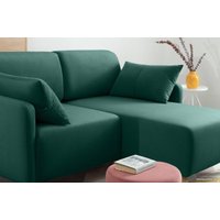 Угловой диван Divan Льери Мини Velvet Emerald 240323 (зеленый)