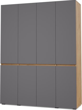 Шкаф распашной Modern Тифани Т41 (золотистый дуб/графит)