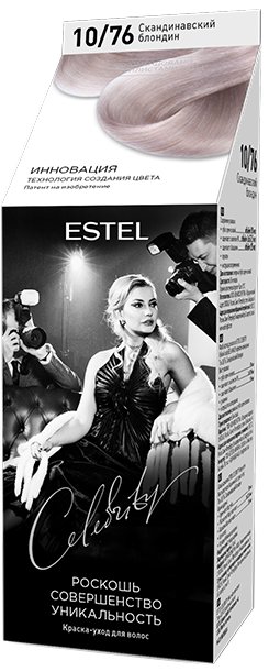 

Крем-краска для волос Estel Celebrity 10/76 скандинавский блондин
