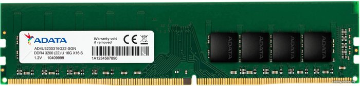 ADATA 16GB DDR4 PC4-25600 AD4U320016G22-SGN