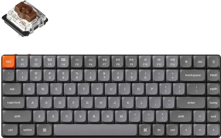 

Клавиатура Keychron K3 Max RGB K3M-B3-RU (Gateron Low Profile Brown)