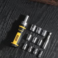 Набор отвертка с битами и головками Deli DL3565 (65 предметов)