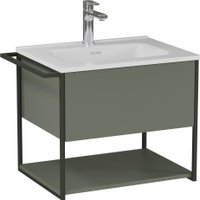  Lauter Тумба под умывальник Lea 60 + Alton 61 (серо-зеленый п/мат) в Бресте