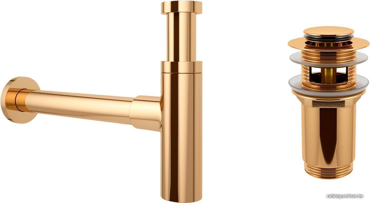 Сифон Wellsee Drainage System 182121001 (сифон, донный клапан, золото)
