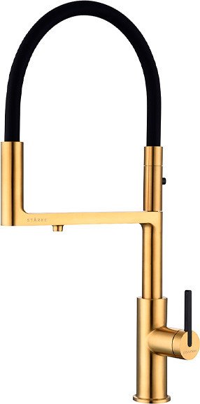 

Смеситель Paulmark Tornado TO213402-BG (брашированное золото)