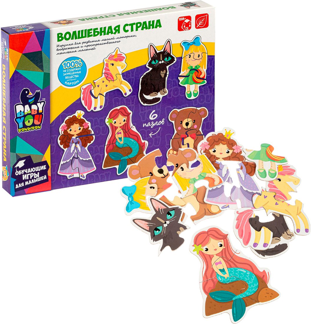 

Мозаика/пазл Bondibon Волшебная страна ВВ4826