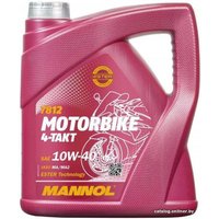 Моторное масло Mannol Motorbike 4-Takt 10W-40 4л