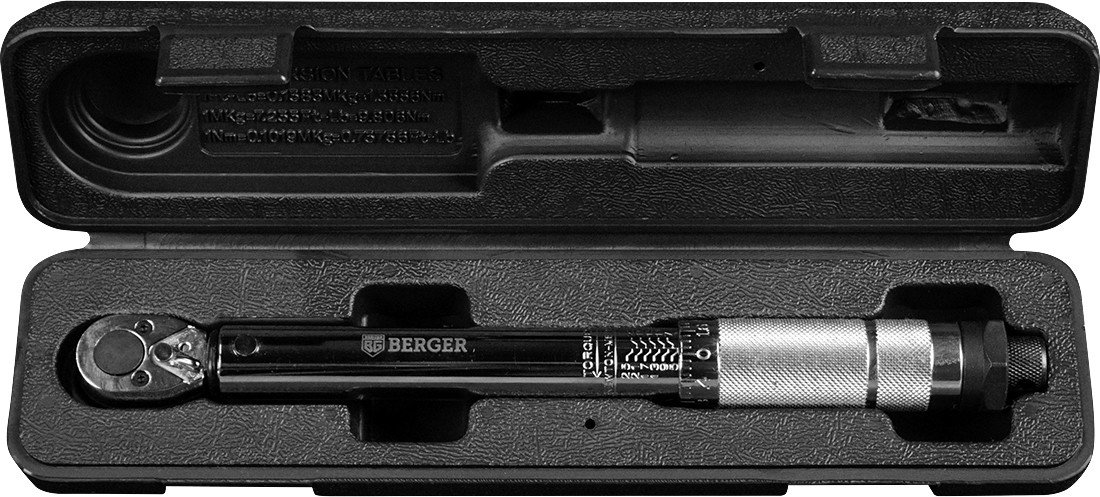 

Динамометрический ключ Berger 1/4" 5-25Нм BG2155