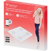 Напольные весы sertsa МЭТА PRO RAINBOW (белый)