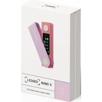 Аппаратный криптокошелек Ledger Nano X (розовый)