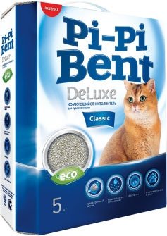 

Наполнитель для туалета Pi-Pi Bent Delux Classic 5 кг