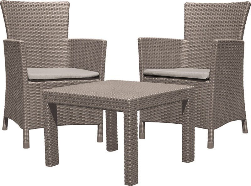 

Набор садовой мебели Allibert Rosario balcony set (капучино)