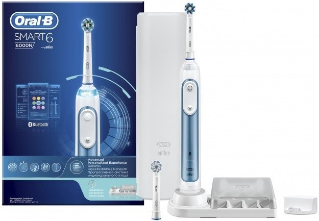 

Электрическая зубная щетка Oral-B Smart 6 6000N D700.525.5XP