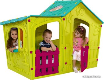Игровой домик Keter Magic Villa (зеленый/бирюзовый)