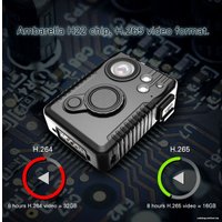 Экшен-камера BodyDvr 550 64Гб/GPS