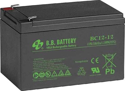 

Аккумулятор для ИБП B.B. Battery BC12-12 (12В/12 А·ч)