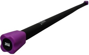 Бодибар Atlas Sport 2 кг (черный/фиолетовый)