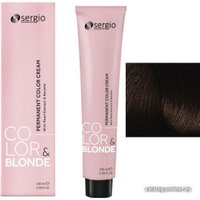 Крем-краска для волос Sergio Professional Color&Blonde 3 темно-коричневый