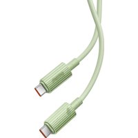 Кабель Baseus Habitat Series Fast Charging Cable 100W USB Type-C - USB Type-C (2 м, зеленый)