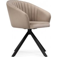 Стул с подлокотниками Notta Корсо крутящийся 583966 (бежевый/черный)