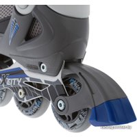 Роликовые коньки MaxCity Enigma Combo Boy (р. 30-33, серый/синий)