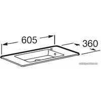 Умывальник Roca Unik Debba 60 732799H00Y